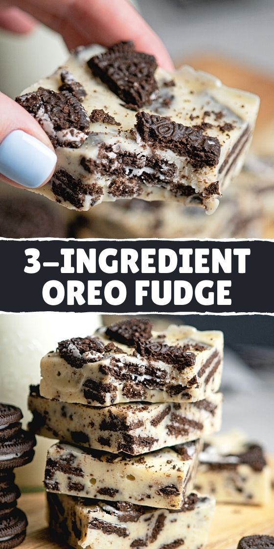 3-ingredient Oreo Fudge + (VIDEO)