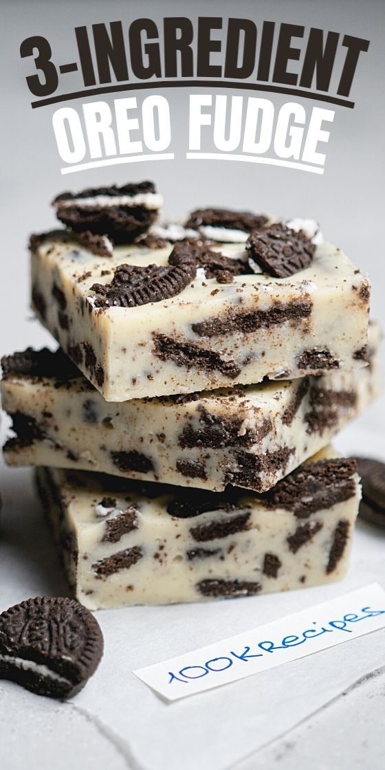 3 Ingredient Oreo Fudge Easy Desserts Recipe 9338