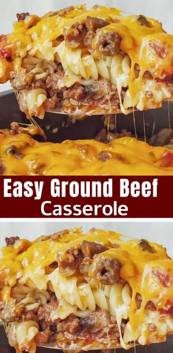 Johnny Marzetti Casserole – (Ground Beef Casserole Recipe)