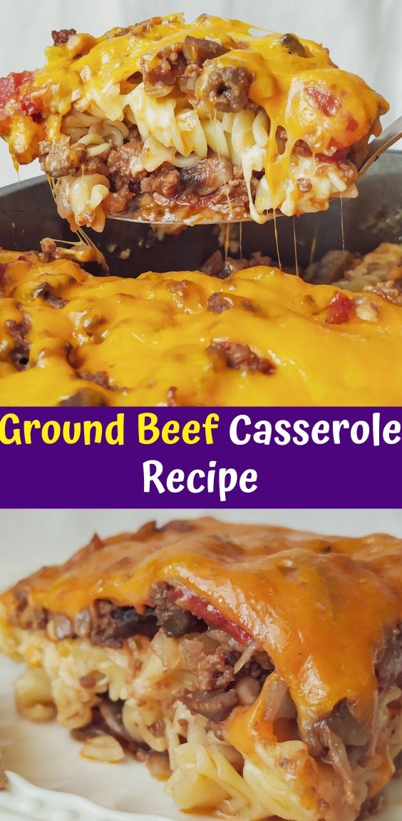 Johnny Marzetti Casserole – (Ground Beef Casserole Recipe)