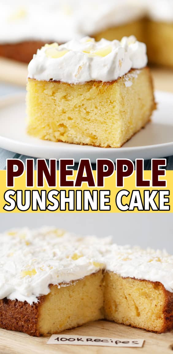 PINEAPPLE SUNSHINE CAKE
