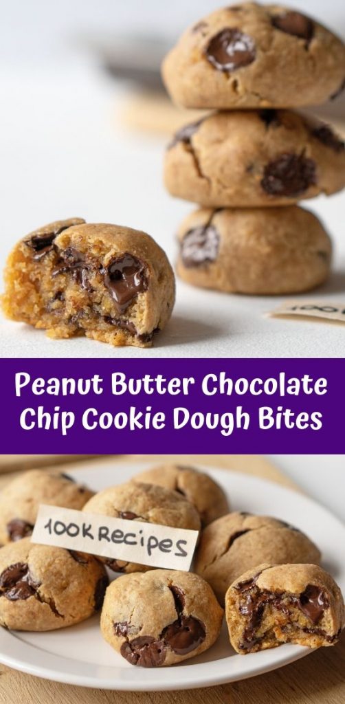 The Original Peanut Butter Chocolate Chip Cookie Dough Bites Recipe