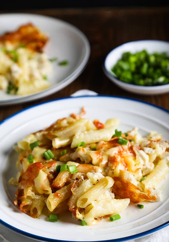 EASY BUFFALO CHICKEN PASTA RECIPE