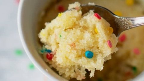 Skinny Single-Serving Vanilla Mug Cake {Recipe Video!} | Amy's Healthy  Baking