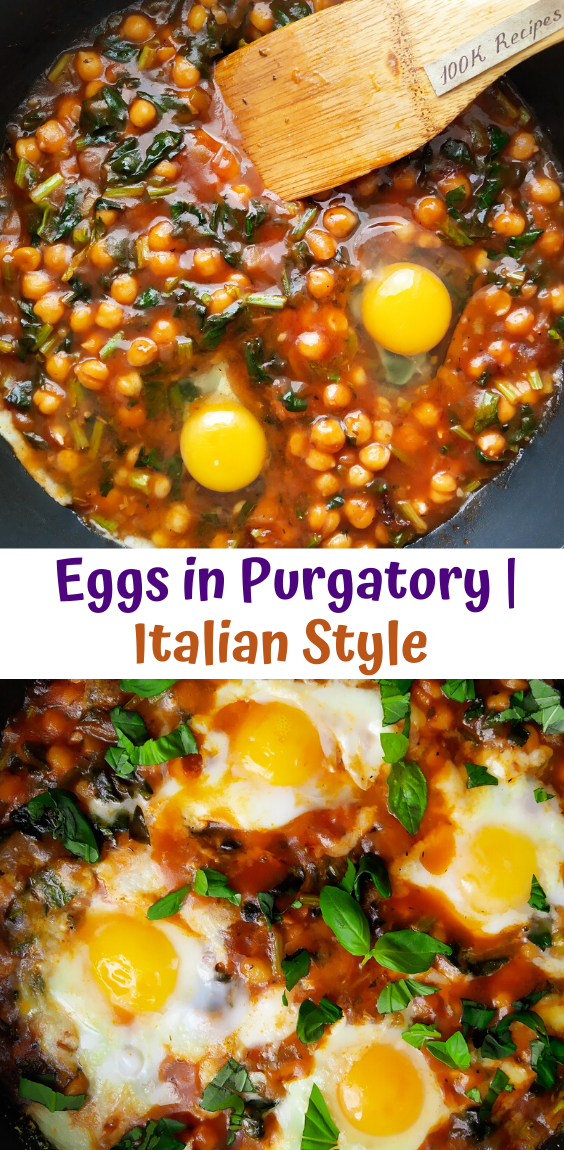 Eggs in Purgatory ( Italian Style )