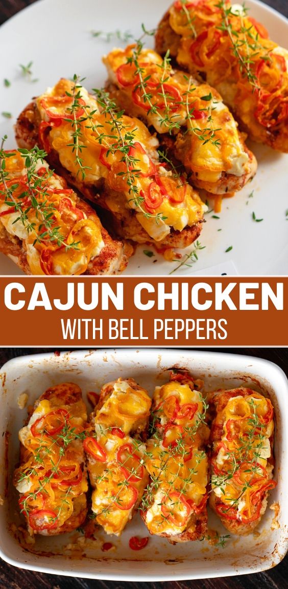CAJUN CHICKEN WITH BELL PEPPERS