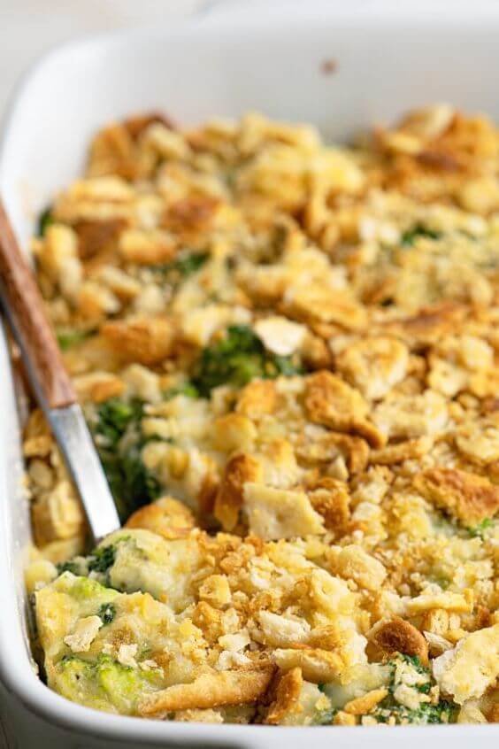 Paula Deen Broccoli Casserole (with Cream Of Mushroom Soup)