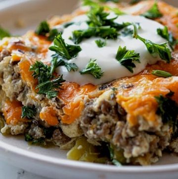 LOW CARB MEXICAN CASSEROLE RECIPE