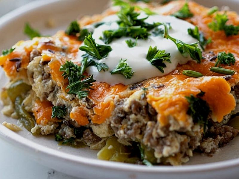 LOW CARB MEXICAN CASSEROLE RECIPE