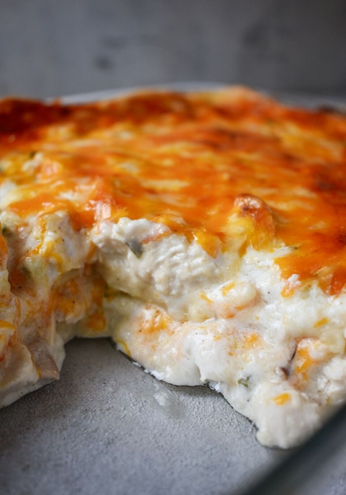 Sour Cream Chicken Enchilada Casserole