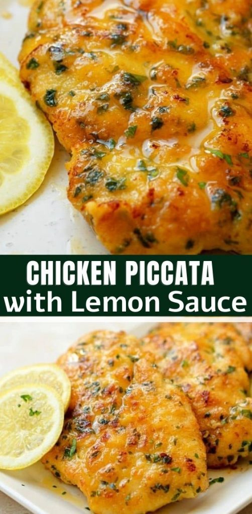 Chicken Piccata with Lemon Sauce - 100kRecipes