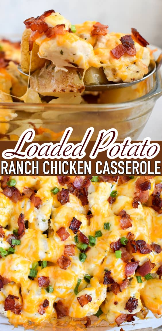 Chicken Bacon Ranch Casserole with Potatoes