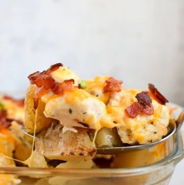 Chicken Bacon Ranch Casserole with Potatoes : How to Make it.