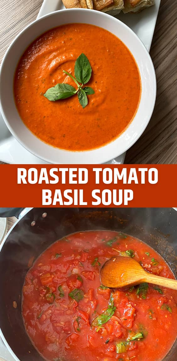 Roasted Tomato Basil Soup