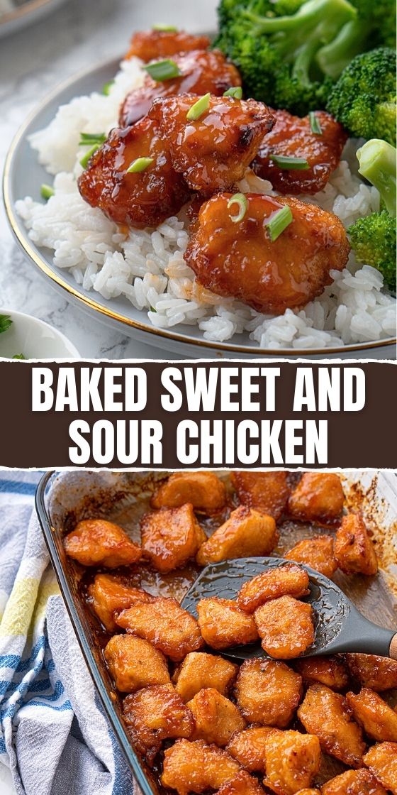 Baked Sweet & Sour Chicken Recipe | 100K Recipes