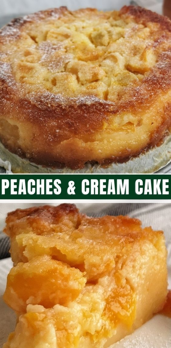 Peaches And Cream Cake