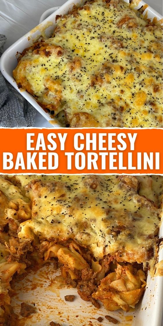 Easy Cheesy Baked Tortellini Recipe 100k Recipes