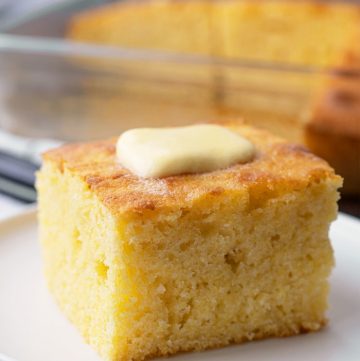 Moist & Sweet Cornbread Recipe I 100K Recipes