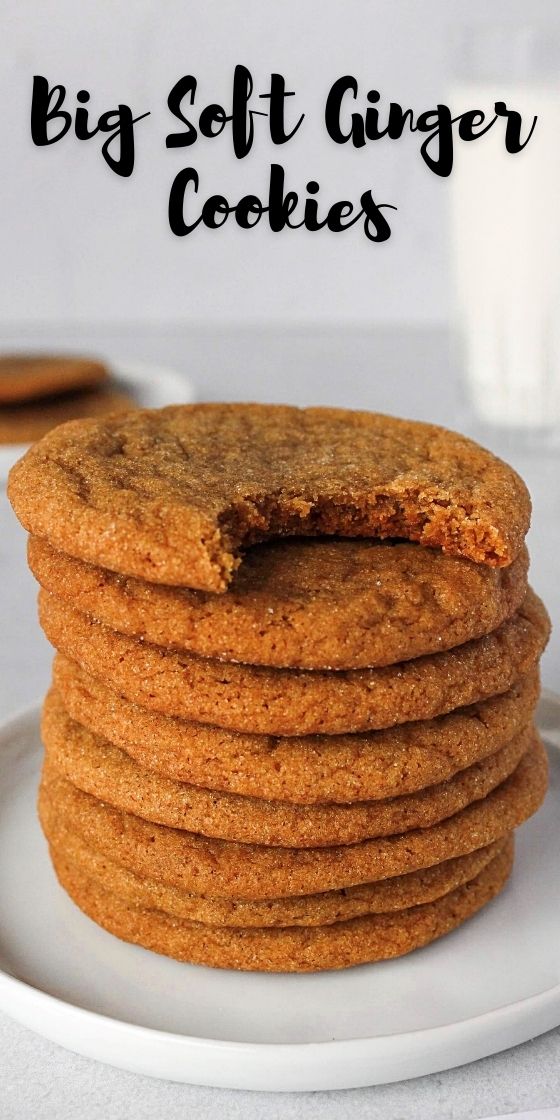 Big Soft Ginger Cookies