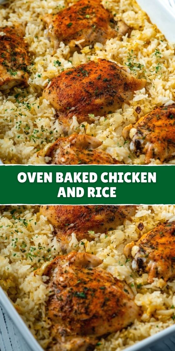 Oven Baked Chicken and Rice