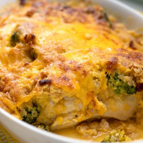 Easy Broccoli Cheddar Chicken Recipe {100K Recipes}