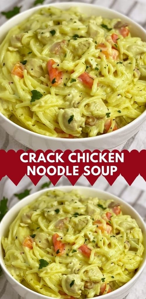 Homemade Crack Chicken Noodle Soup | From Scratch?