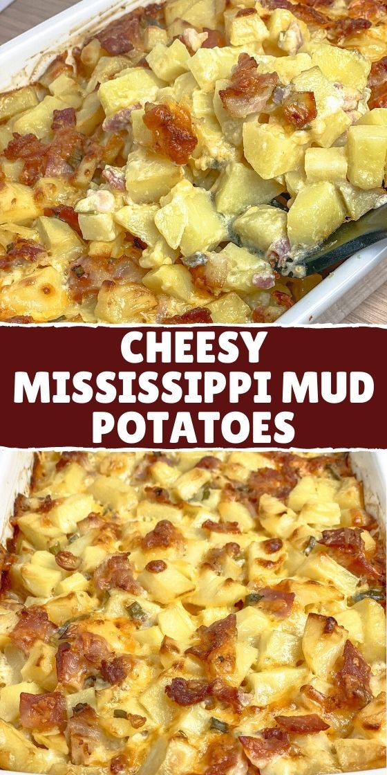 Cheesy Mississippi Mud Potatoes