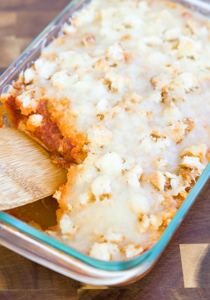 Easy Chicken Parmesan Casserole from Cleo Coyle