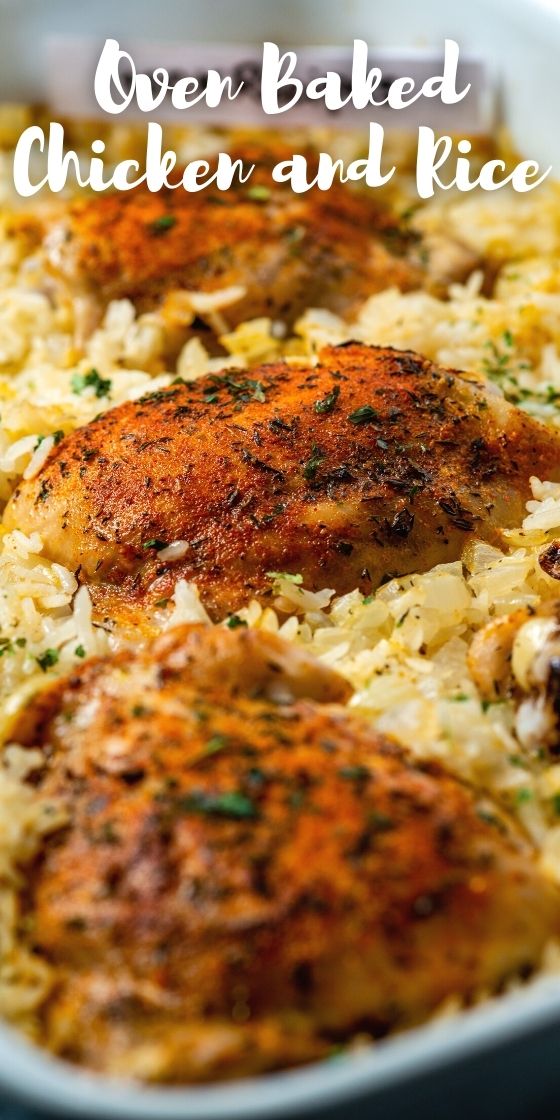 Oven Baked Chicken And Rice L™ From Scratch 0702