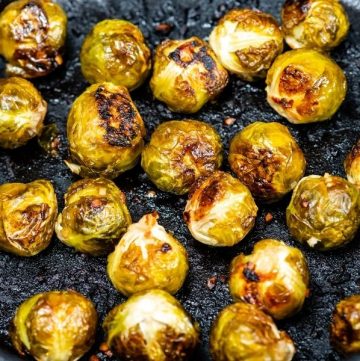 Brussels sprouts with olive oil and garlic
