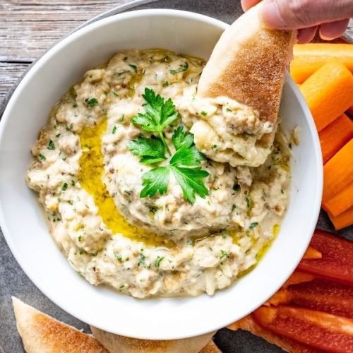 Homemade Baba Ganoush (Eggplant Dip) Recipe