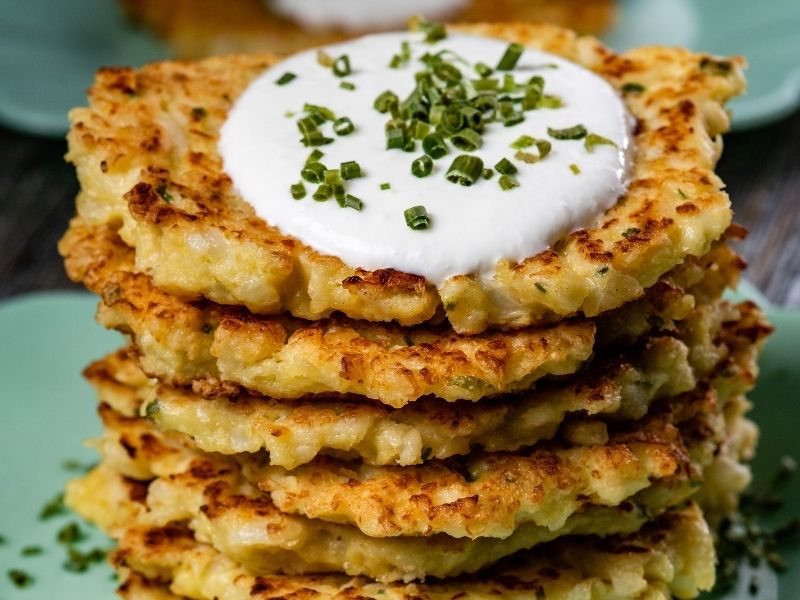 Healthy Cauliflower Fritters