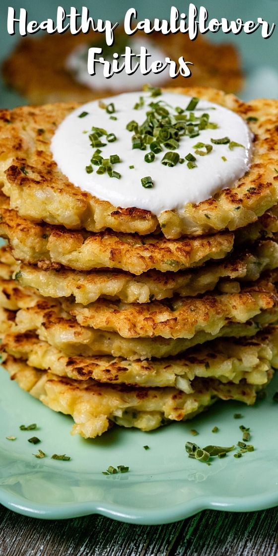 Healthy Cauliflower Fritters