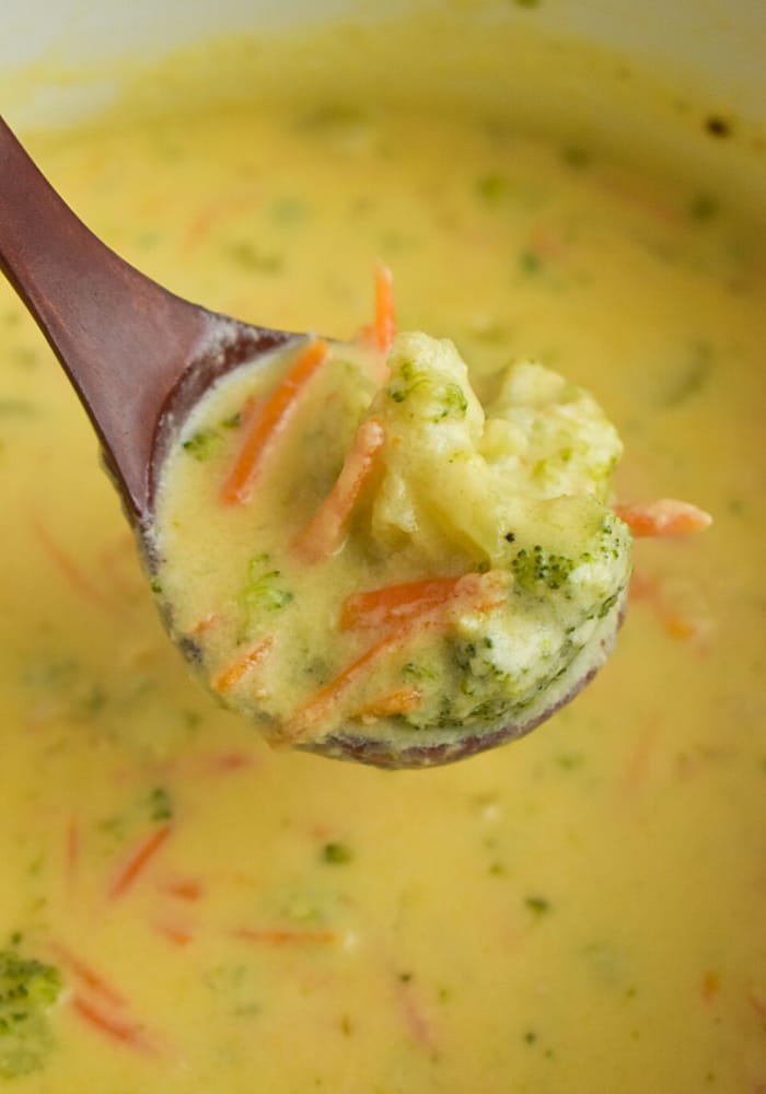 recipe for broccoli cheddar soup