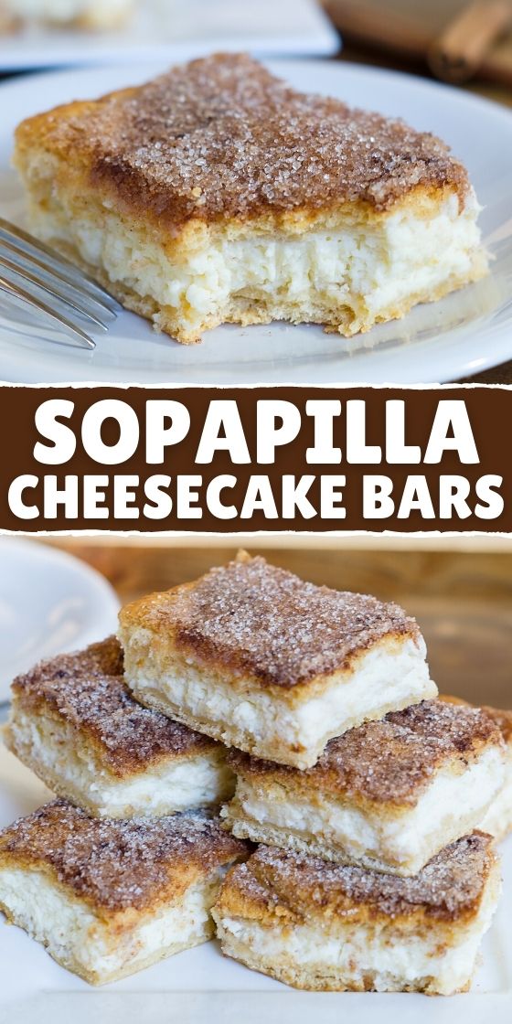 Easy Sopapilla Cheesecake Bars with Crescent rolls