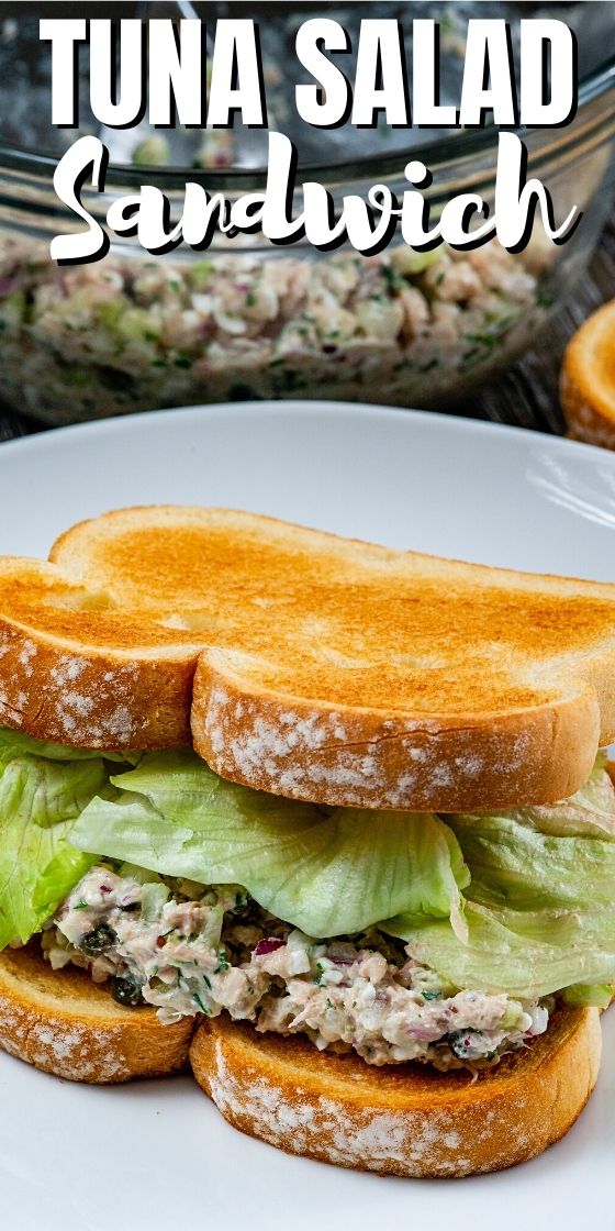 Easy Tuna Salad Sandwich Recipe l { 5-Minute }