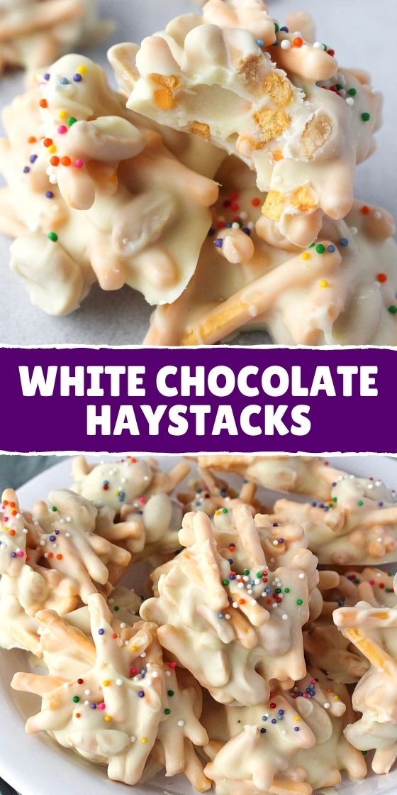 3 Ingredient White Chocolate Haystacks Recipe