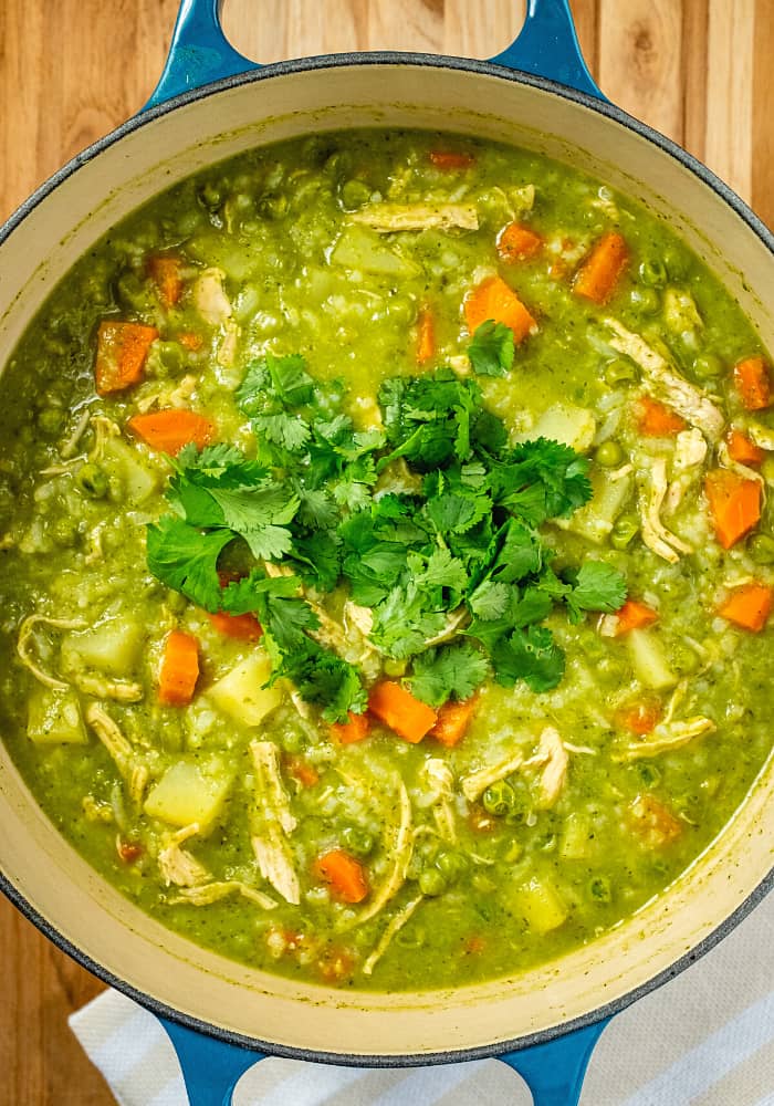Aguadito de Pollo Recipe l ® Peruvian chicken Soup