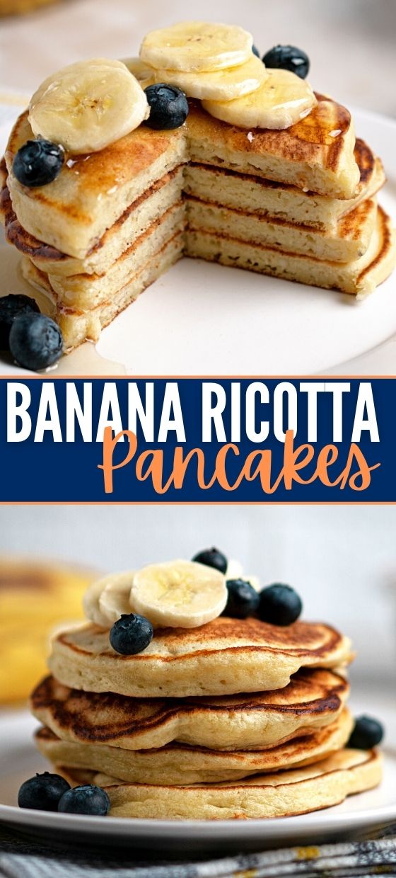 Banana Ricotta Pancakes