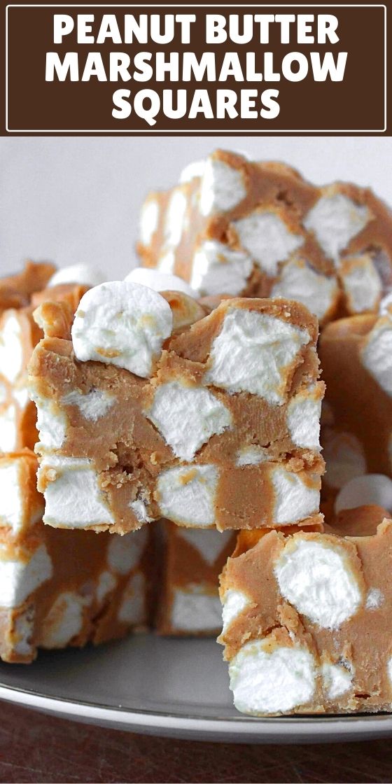 Easy Peanut Butter Marshmallow Squares Recipe