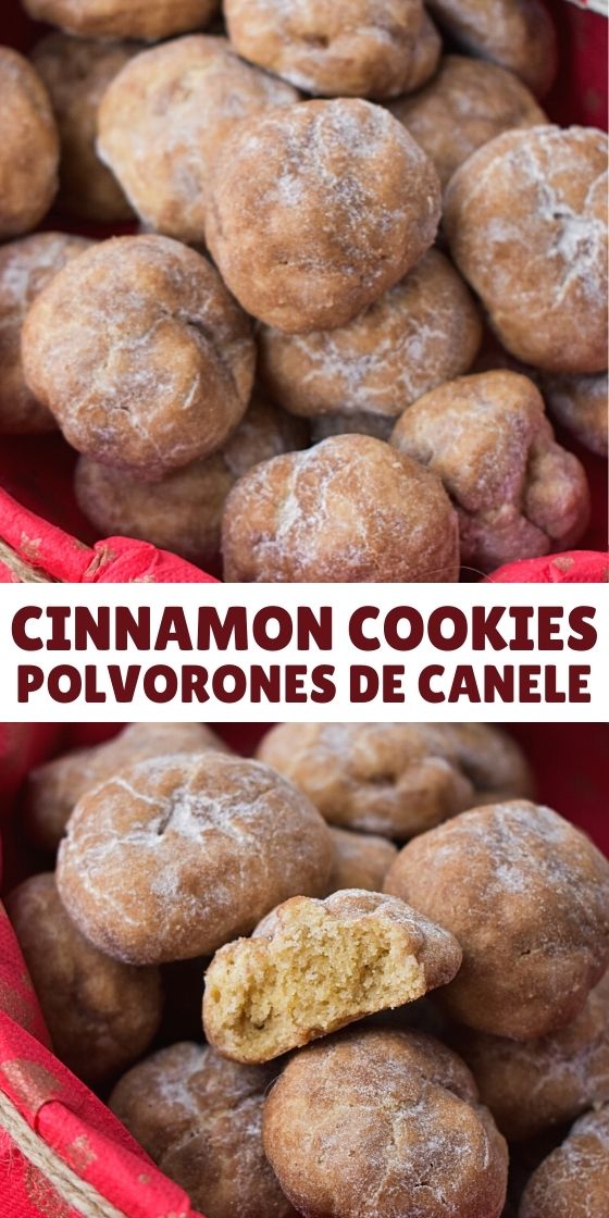 Polvorones de Canele (Cinnamon Cookies)