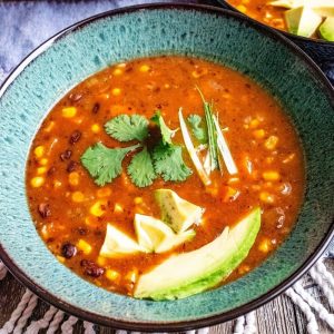 Easy Vegan Black Bean Soup Recipe | (From Scratch)