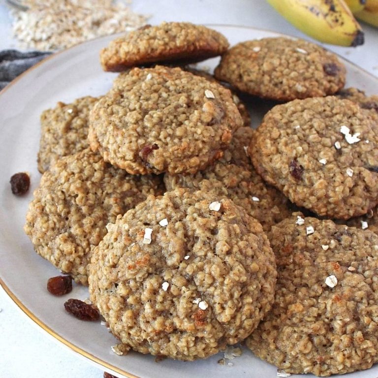 Chewy Banana Oatmeal Raisin Cookies How To Make It