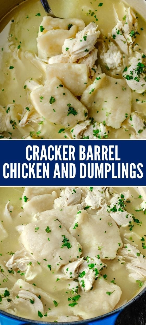 Delicious Cracker Barrel Chicken & Dumplings Recipe