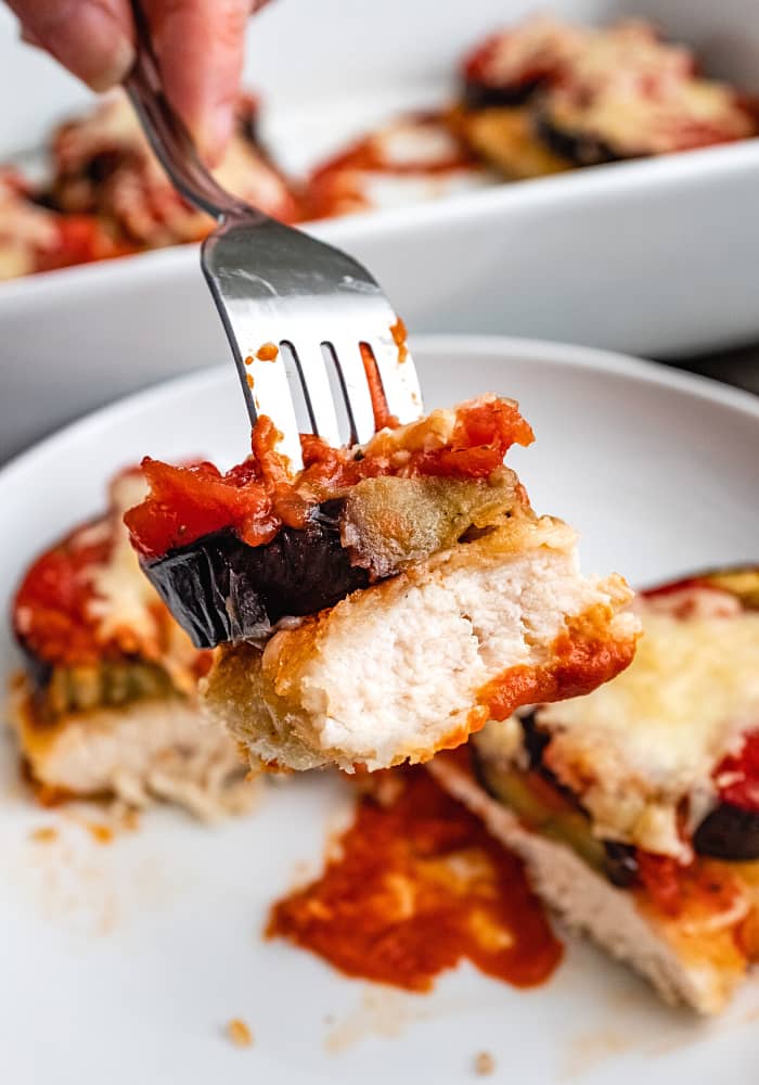 chicken parmesan with eggplant 