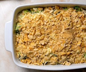 Paula Deen Broccoli Casserole (with Cream of Mushroom Soup)