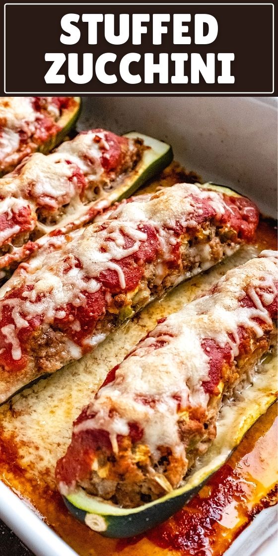 Stuffed Zucchini Casserole Recipe ( From scratch )