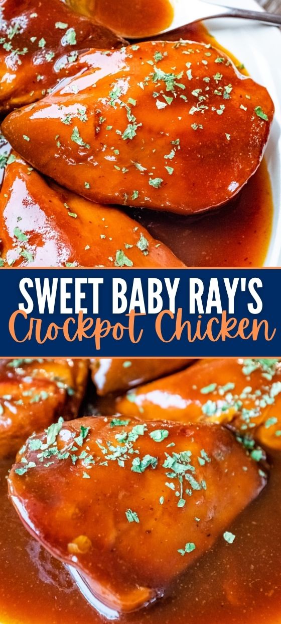 Sweet Baby Ray\'s Crockpot Chicken