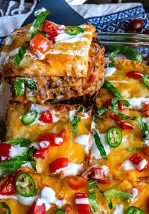 Easy Mexican Taco Lasagna Recipe l 100K-Recipes