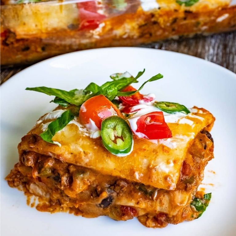 Easy Mexican Taco Lasagna Recipe L 100k Recipes 4249